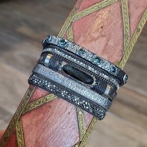 Good Works 5-Strand Leather Scripture Bracelet, Philippians 4:13